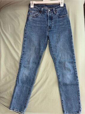 Levi's Straight-Leg Blue Denim Jeans